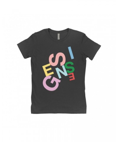 Genesis Ladies' Boyfriend T-Shirt | Logo Pastel Shirt $7.98 Shirts