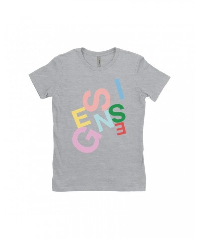 Genesis Ladies' Boyfriend T-Shirt | Logo Pastel Shirt $7.98 Shirts