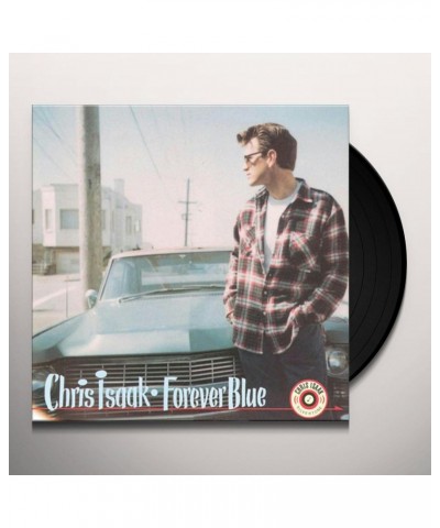 Chris Isaak Forever Blue Vinyl Record $6.29 Vinyl