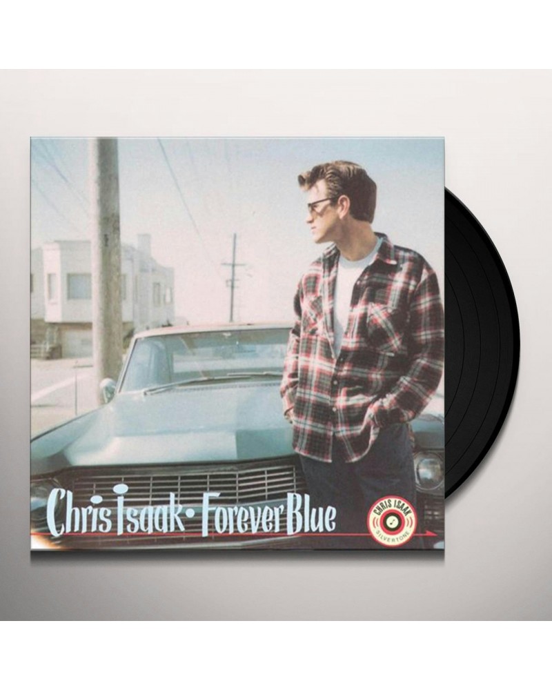 Chris Isaak Forever Blue Vinyl Record $6.29 Vinyl