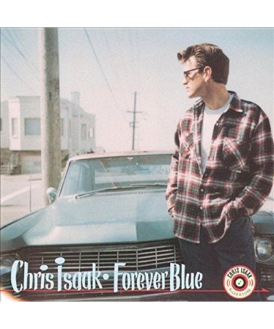 Chris Isaak Forever Blue Vinyl Record $6.29 Vinyl