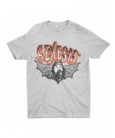 Genesis T-Shirt | Logo With Wings Image Distressed Shirt $12.23 Shirts