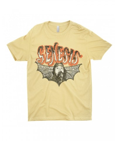 Genesis T-Shirt | Logo With Wings Image Distressed Shirt $12.23 Shirts