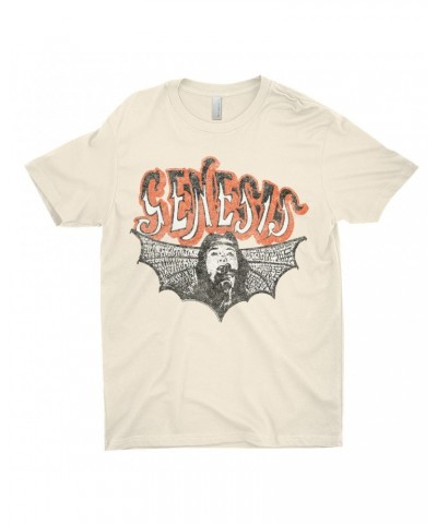 Genesis T-Shirt | Logo With Wings Image Distressed Shirt $12.23 Shirts