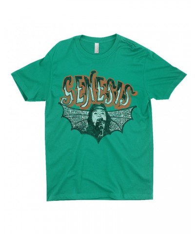 Genesis T-Shirt | Logo With Wings Image Distressed Shirt $12.23 Shirts