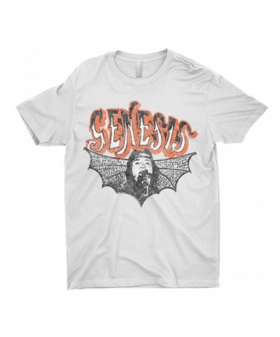 Genesis T-Shirt | Logo With Wings Image Distressed Shirt $12.23 Shirts