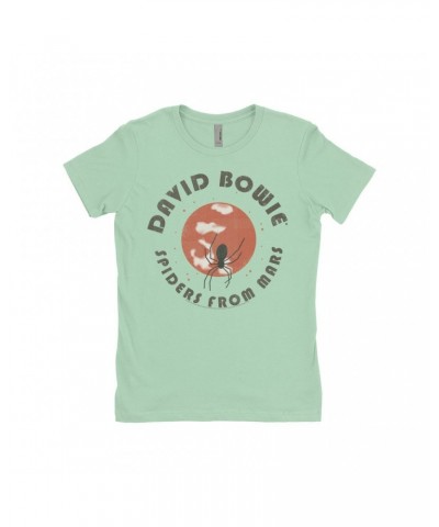 David Bowie Ladies' Boyfriend T-Shirt | Spiders From Mars Design Shirt $9.98 Shirts