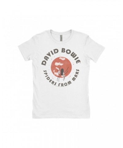 David Bowie Ladies' Boyfriend T-Shirt | Spiders From Mars Design Shirt $9.98 Shirts