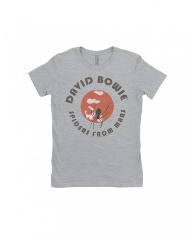 David Bowie Ladies' Boyfriend T-Shirt | Spiders From Mars Design Shirt $9.98 Shirts