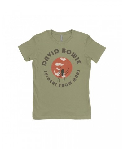 David Bowie Ladies' Boyfriend T-Shirt | Spiders From Mars Design Shirt $9.98 Shirts