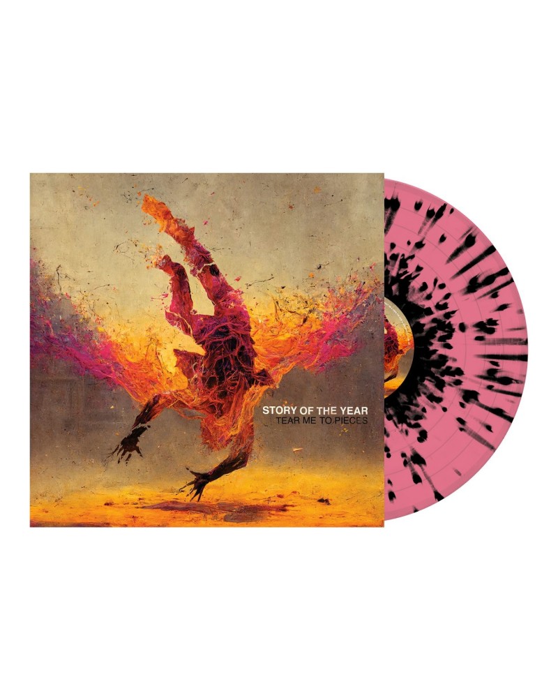 Story Of The Year Tear Me To Pieces' Transparent Magenta w/ Black Splatter Vinyl $11.24 Vinyl