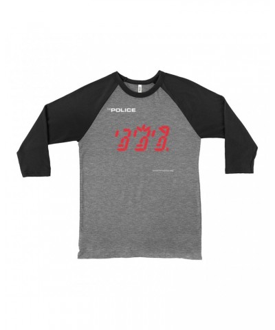 The Police 3/4 Sleeve Baseball Tee | Ghost In The Machine Album Cover Shirt $9.58 Shirts