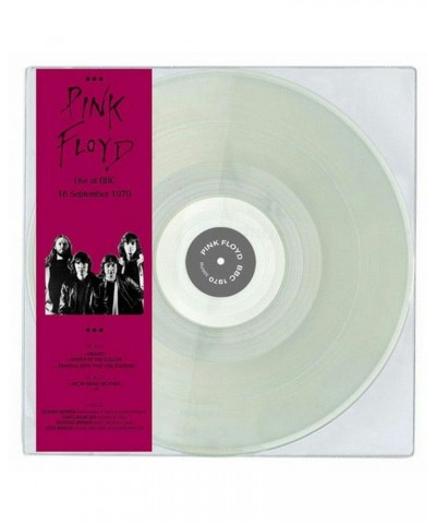 Pink Floyd BBC 16 September 1970 (Clear) Vinyl Record $10.80 Vinyl