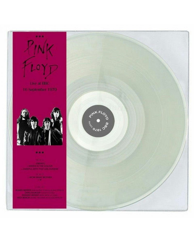 Pink Floyd BBC 16 September 1970 (Clear) Vinyl Record $10.80 Vinyl