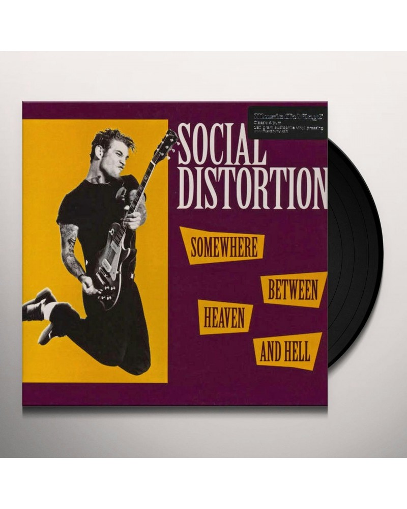 Social Distortion SOMEWHERE BETWEEN HEAVEN & HELL (180G) Vinyl Record $17.02 Vinyl