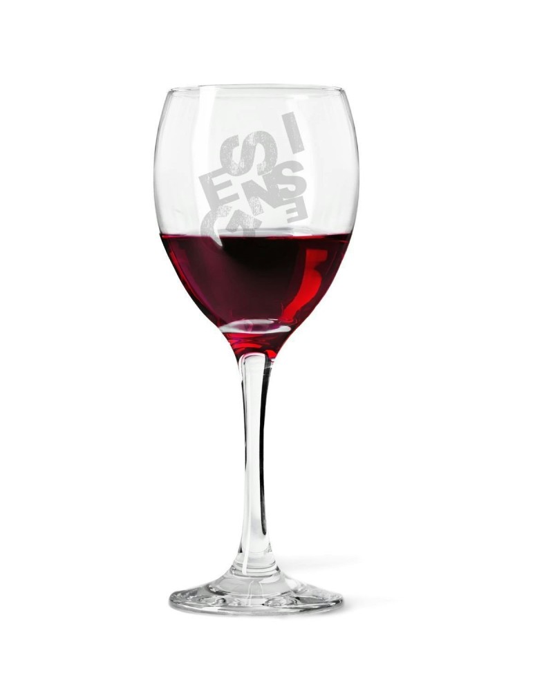 Genesis Jumble Laser Etched Wine Glass $6.15 Drinkware