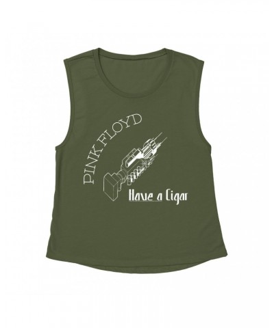 Pink Floyd Ladies' Muscle Tank Top | Have A Cigar Album Cover Shirt $11.20 Shirts