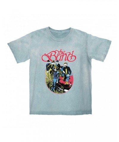 The Band T-shirt | Group Photo Car Design Distressed Color Blast Shirt $14.68 Shirts