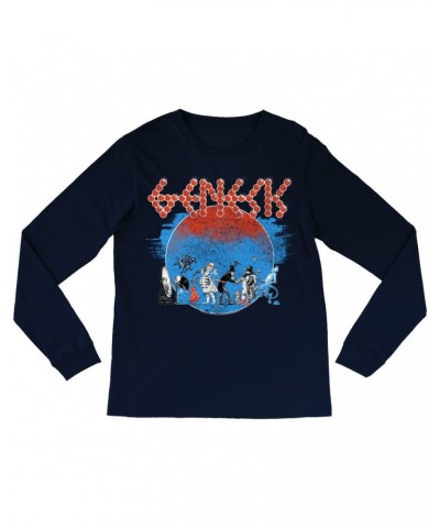 Genesis Long Sleeve Shirt | Retro Album Artwork Design Distressed Shirt $9.58 Shirts