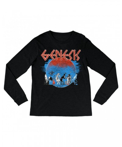 Genesis Long Sleeve Shirt | Retro Album Artwork Design Distressed Shirt $9.58 Shirts