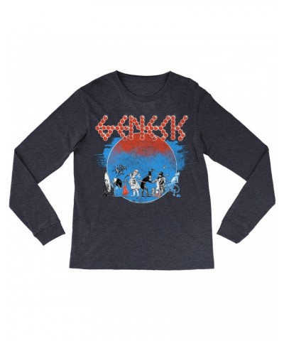 Genesis Long Sleeve Shirt | Retro Album Artwork Design Distressed Shirt $9.58 Shirts