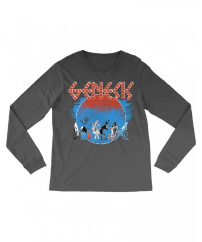 Genesis Long Sleeve Shirt | Retro Album Artwork Design Distressed Shirt $9.58 Shirts