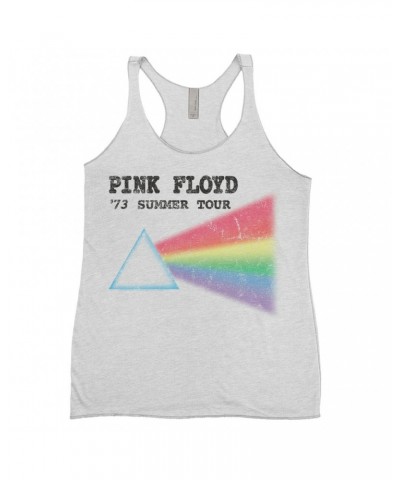 Pink Floyd Ladies' Tank Top | Summer Tour '73 Distressed Shirt $14.48 Shirts