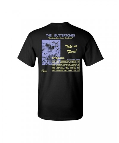 The Buttertones SOUTHWEST TOUR TEE BLACK $13.30 Shirts