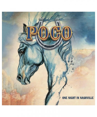 Poco ONE NIGHT IN NASHVILLE (TRANSPARENT BLUE VINYL) Vinyl Record $10.44 Vinyl