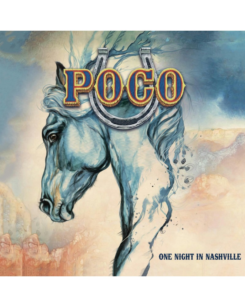 Poco ONE NIGHT IN NASHVILLE (TRANSPARENT BLUE VINYL) Vinyl Record $10.44 Vinyl