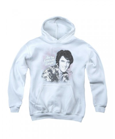 Elvis Presley Youth Hoodie | LONESOME TONIGHT Pull-Over Sweatshirt $13.34 Sweatshirts