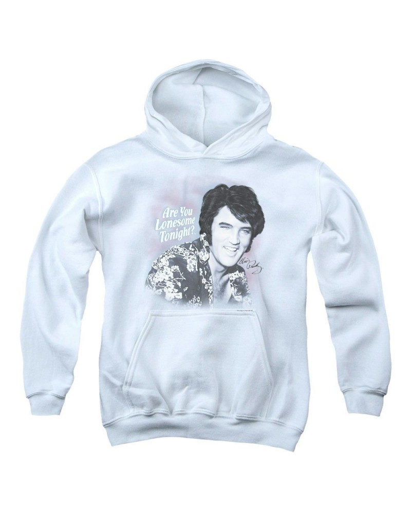 Elvis Presley Youth Hoodie | LONESOME TONIGHT Pull-Over Sweatshirt $13.34 Sweatshirts