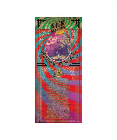 Pink Floyd Nick Mason 2018 Saucerful of Secrets Tour Poster $8.33 Decor