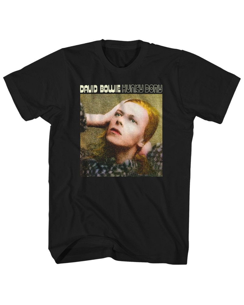 David Bowie T-Shirt | Hunky Dory Album Cover T-Shirt $2.69 Shirts