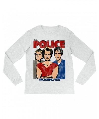 The Police Long Sleeve Shirt | Watching You Single Distressed Shirt $11.98 Shirts