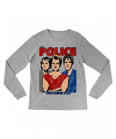 The Police Long Sleeve Shirt | Watching You Single Distressed Shirt $11.98 Shirts