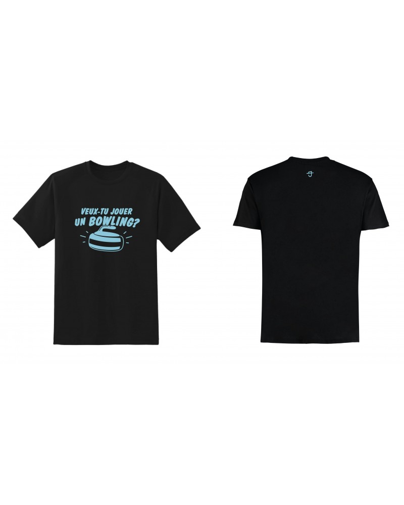 Bleu Jeans Bleu Veux-tu jouer un Bowling? - T-Shirt noir enfant $6.78 Shirts