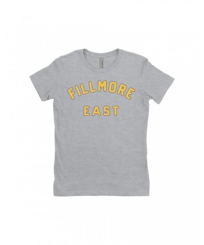 The Who Ladies' Boyfriend T-Shirt | Filmore East Varsity Worn By Roger Daltrey Shirt $10.48 Shirts