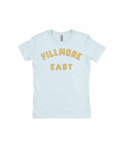 The Who Ladies' Boyfriend T-Shirt | Filmore East Varsity Worn By Roger Daltrey Shirt $10.48 Shirts