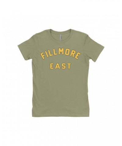 The Who Ladies' Boyfriend T-Shirt | Filmore East Varsity Worn By Roger Daltrey Shirt $10.48 Shirts