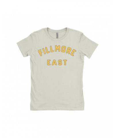 The Who Ladies' Boyfriend T-Shirt | Filmore East Varsity Worn By Roger Daltrey Shirt $10.48 Shirts