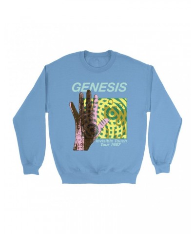 Genesis Bright Colored Sweatshirt | Modern 1987 Invisible Touch Album Design Sweatshirt $12.23 Sweatshirts