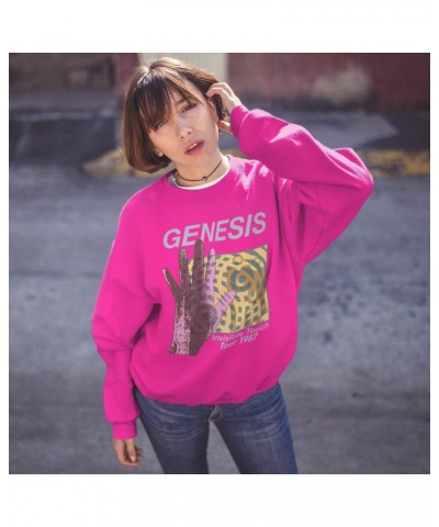 Genesis Bright Colored Sweatshirt | Modern 1987 Invisible Touch Album Design Sweatshirt $12.23 Sweatshirts