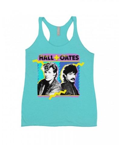 Daryl Hall & John Oates Ladies' Tank Top | Zig Zag Design Distressed Shirt $9.55 Shirts