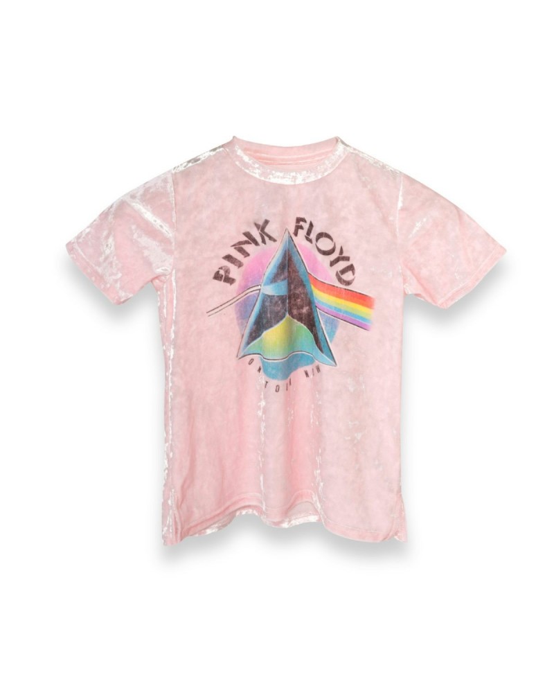 Pink Floyd On Tour Now Velvet Pink Kids T-Shirt $4.86 Kids