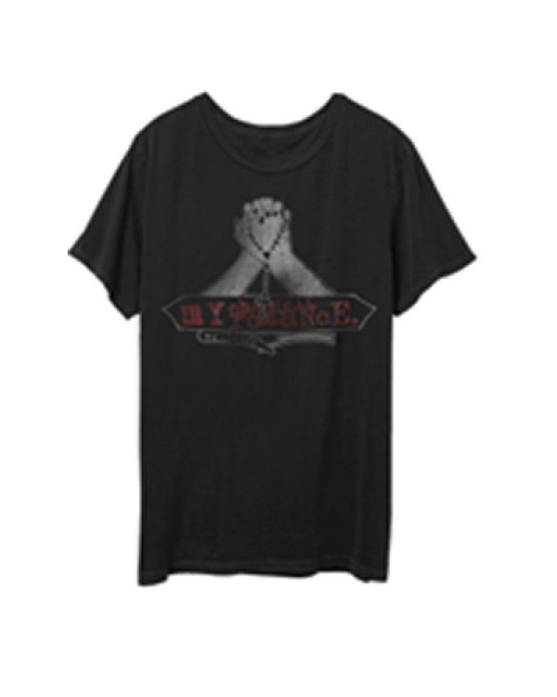 My Chemical Romance Praying Hands Distressed T-shirt $18.49 Shirts