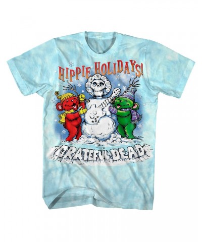 Grateful Dead T-Shirt | Hippie Holidays Winter Tie Dye Shirt $10.71 Shirts