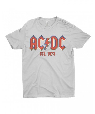 AC/DC T-Shirt | Est. 1973 Pastel Logo Shirt $9.23 Shirts