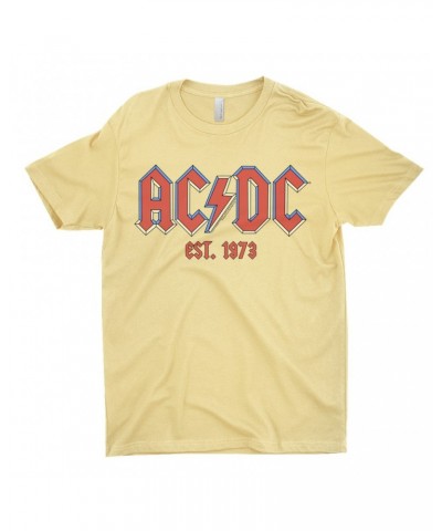 AC/DC T-Shirt | Est. 1973 Pastel Logo Shirt $9.23 Shirts