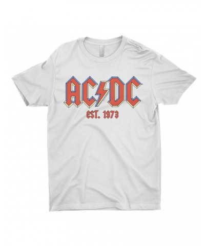 AC/DC T-Shirt | Est. 1973 Pastel Logo Shirt $9.23 Shirts